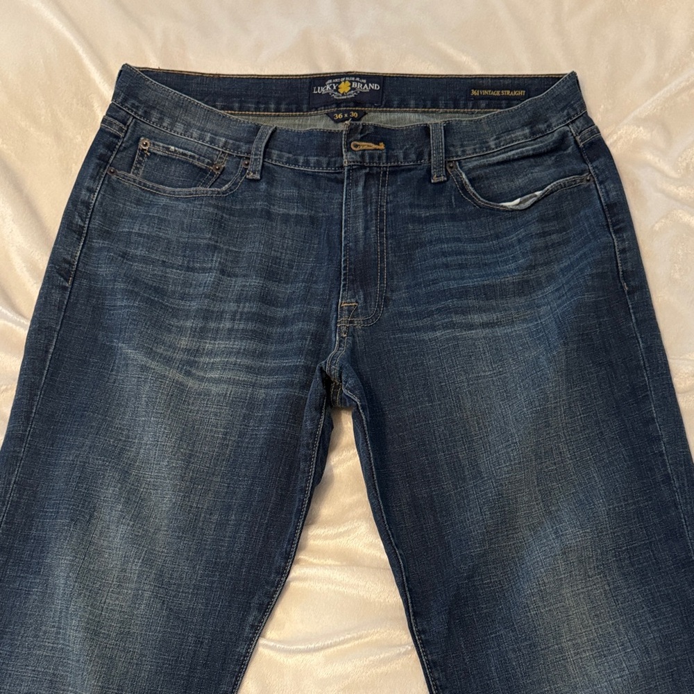 Lucky Brand Men's Indigo 361 Vintage Straight Jeans (36/30)